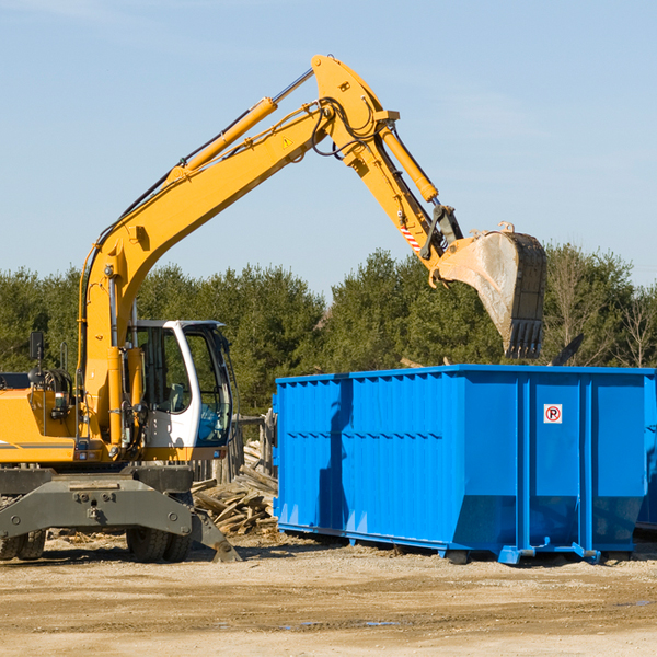 can i choose the location where the residential dumpster will be placed in Mills Michigan